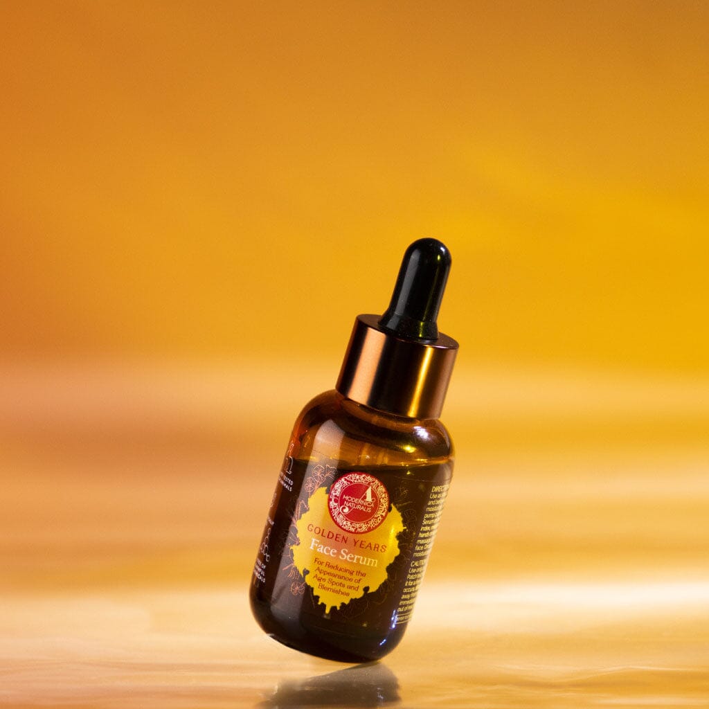 أر-جولدنGolden Years - Face Serum للبقع العمرية والبشرة النقية ومصل الوجه الذي لا يظهر عليه التجاعيد A Modernica Naturalis