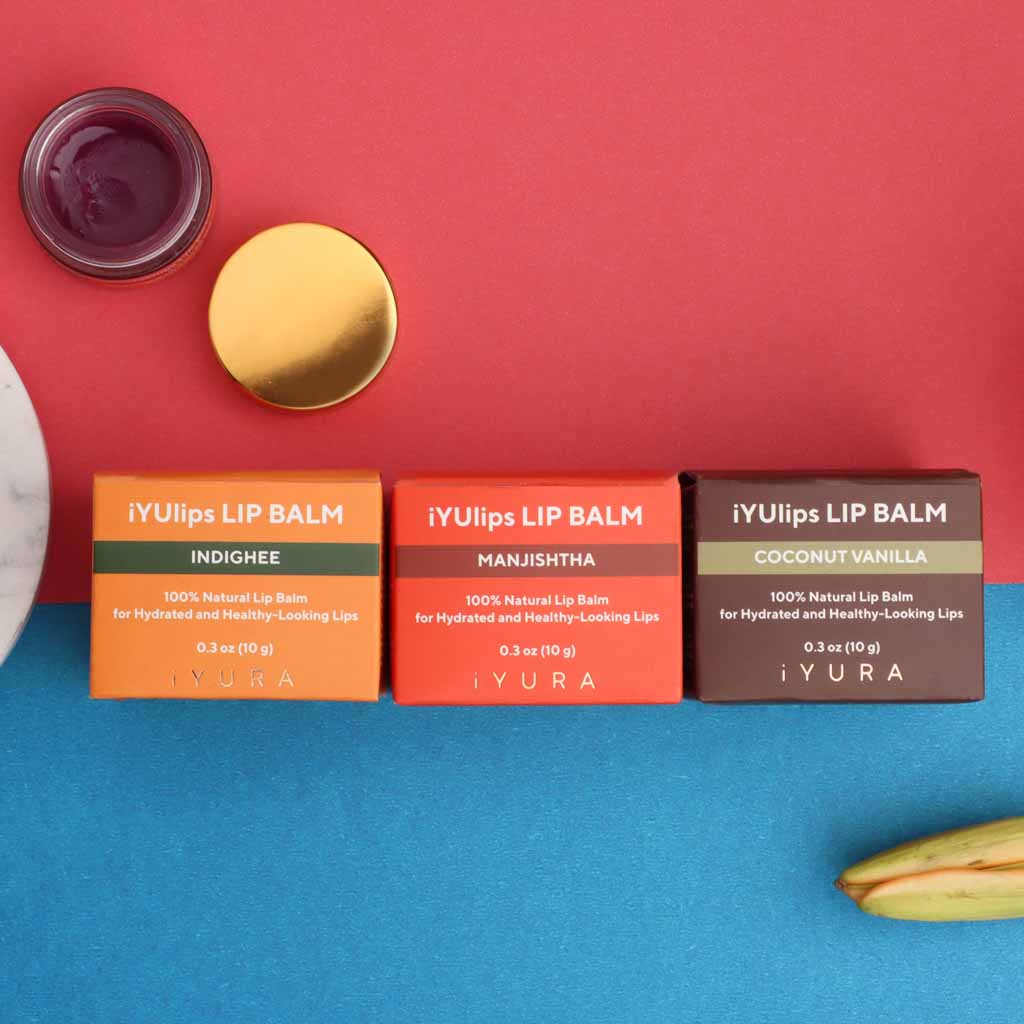 iYUlips iYUlips مرطب شفاه أيورفيدا طبيعي 100٪ بلسم شفاه iYURA
