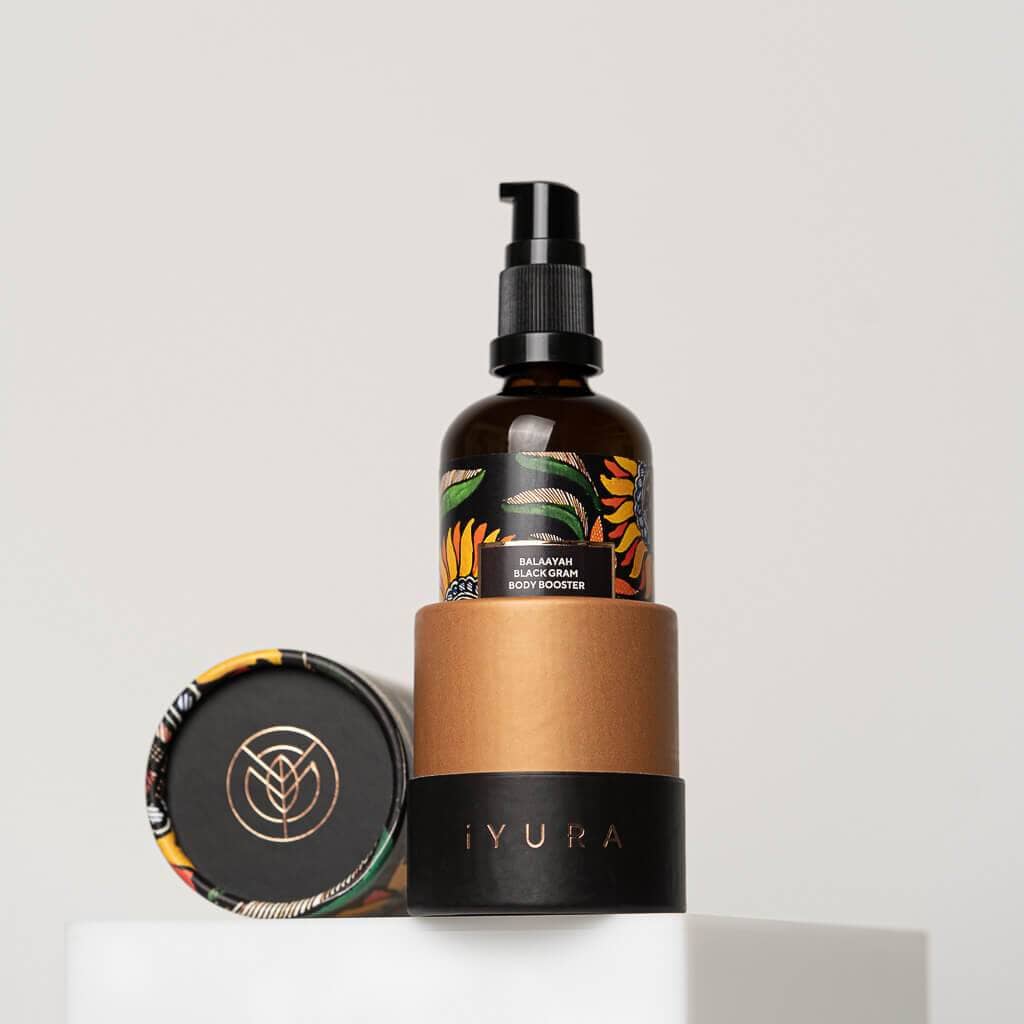 زيت الجسم Balaayah Black Gram Body Booster زيت الجسم iYURA 
