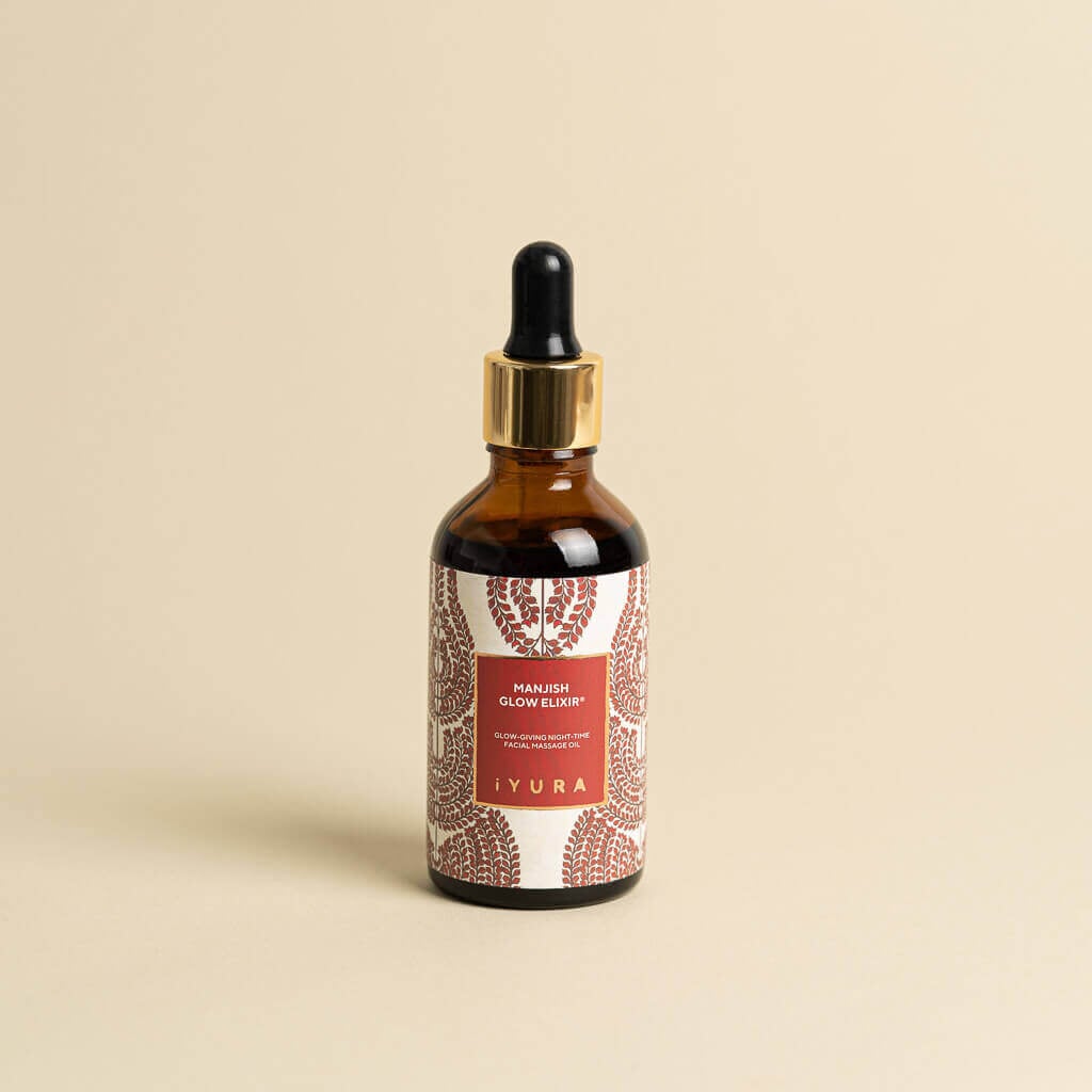 Manjish Glow Elixir - زيت الوجه الليلي من iYURA 