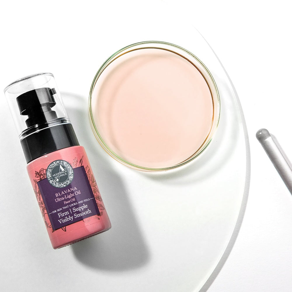 Blavana Ultra-Light Face Oil – Moisturizes, Softens, Firms Dry, Aging, Crepey Skin - Revolutionary Formula with Black Gram – Best Face Oil for Firm, Supple and Smooth Looking Skin – With Clinically Tested Ingredients 