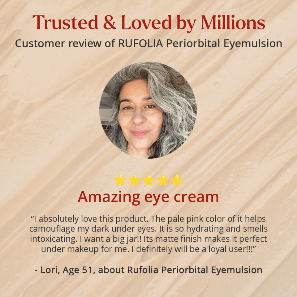 Rufolia Periorbital Eyemulsion - Brightening and Visibly Firming Eye Cream - Pack of 2 Eye Cream A Modernica Naturalis 