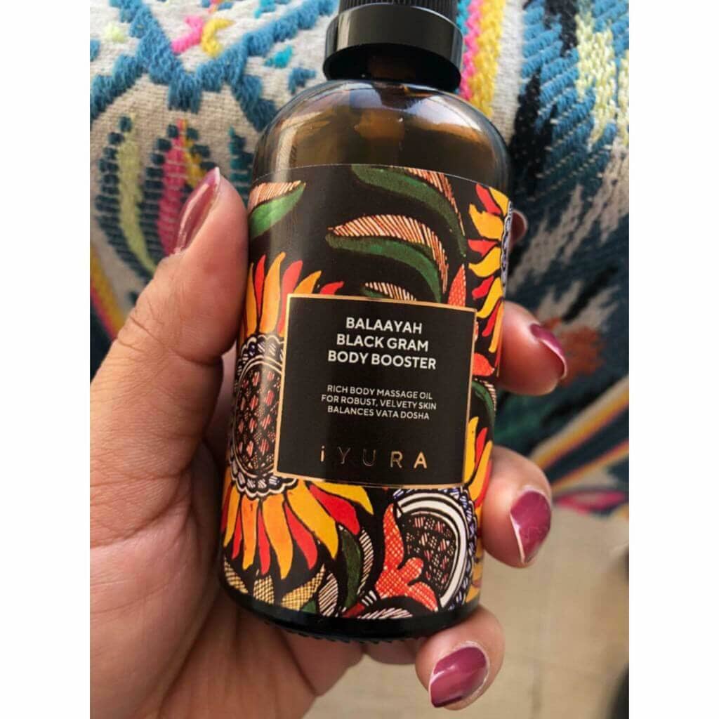 Balaayah Black Gram Body Booster שמן גוף iYURA 