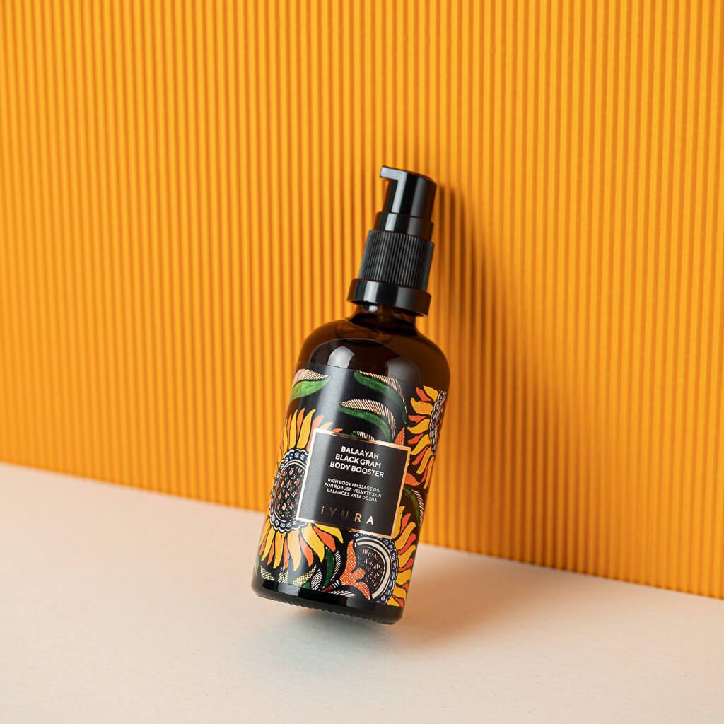 Balaayah Black Gram Body Booster - חבילה של 2 שמני גוף iYURA 