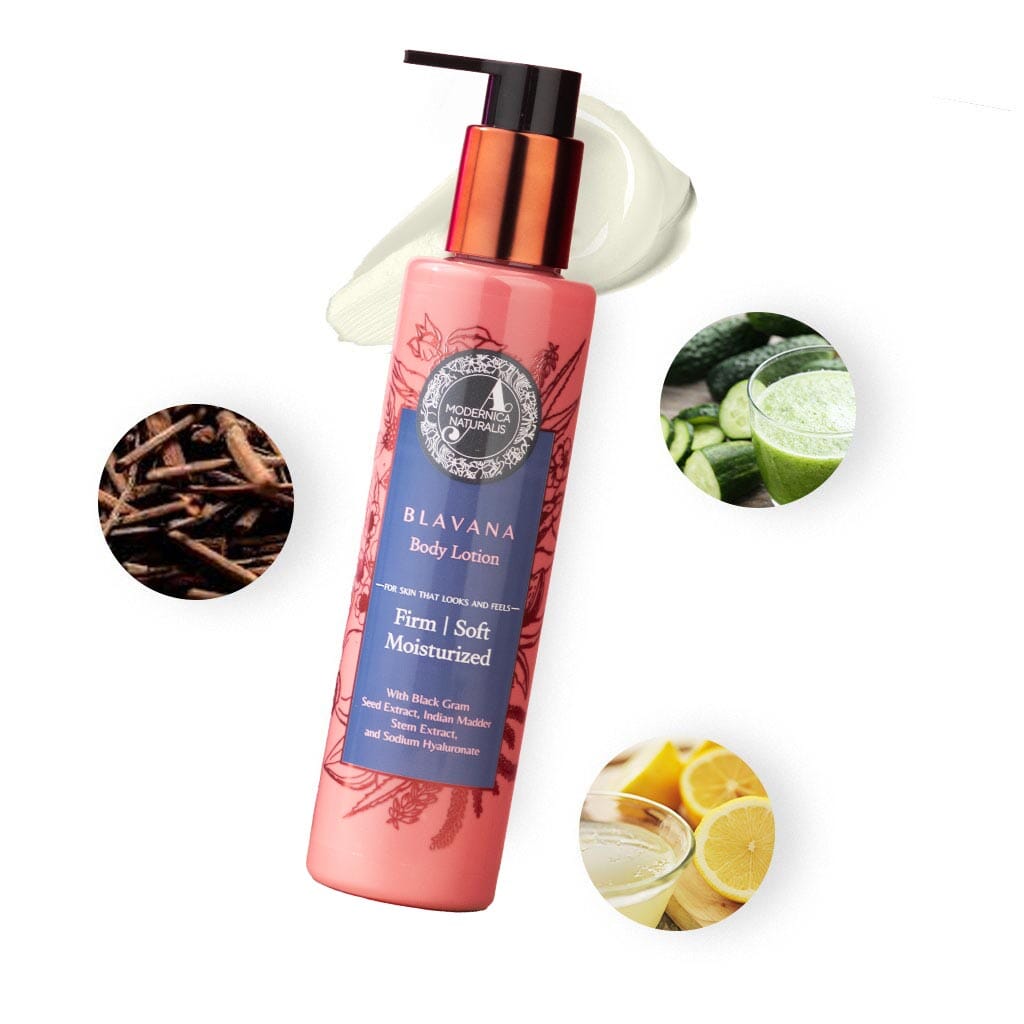 Blavana Body Lotion - מלחלח, מרכך, ממצק עור יבש, מזדקן וקרמי - פורמולה מהפכנית עם גרגר שחור - קרם הגוף הטוב ביותר לעור גוף בוגר - עם רכיבים מוכחים קלינית קרם גוף וקרם לחות A Modernica Naturalis 