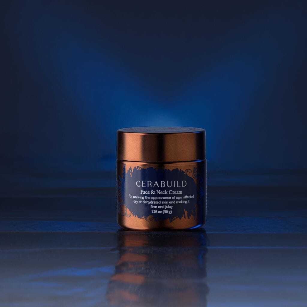 Cerabuild Face and Neck Cream - משקם ומגן על הלחות שאבדה לעורך בעזרת פיטו-סרמידים - חבילה של 2 קרם לחות ותחליב גוף A Modernica Naturalis 