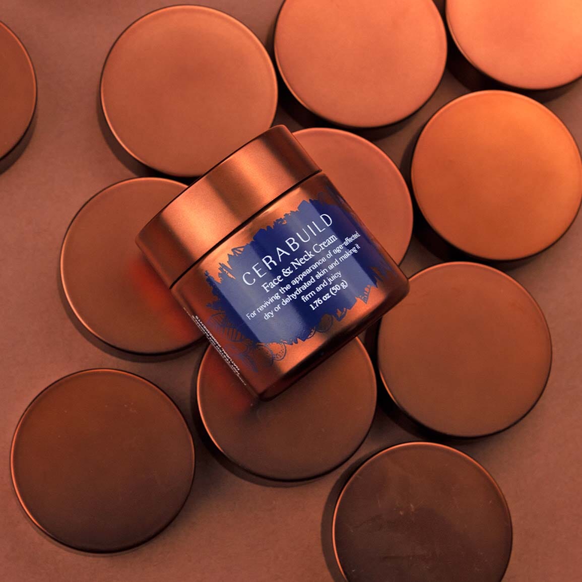 Cerabuild Face and Neck Cream - חידוש, יצירת נפח והגנת עורך בעזרת קרם לחות וקרם לחות פיטו-סרמידים A Modernica Naturalis 