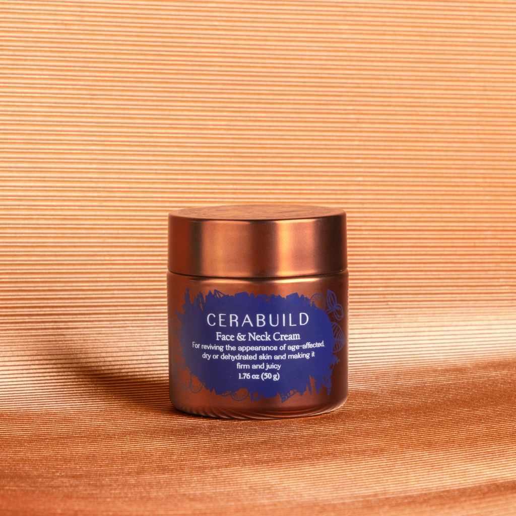 Cerabuild Face and Neck Cream - חידוש, יצירת נפח והגנת עורך בעזרת קרם לחות וקרם לחות פיטו-סרמידים A Modernica Naturalis 
