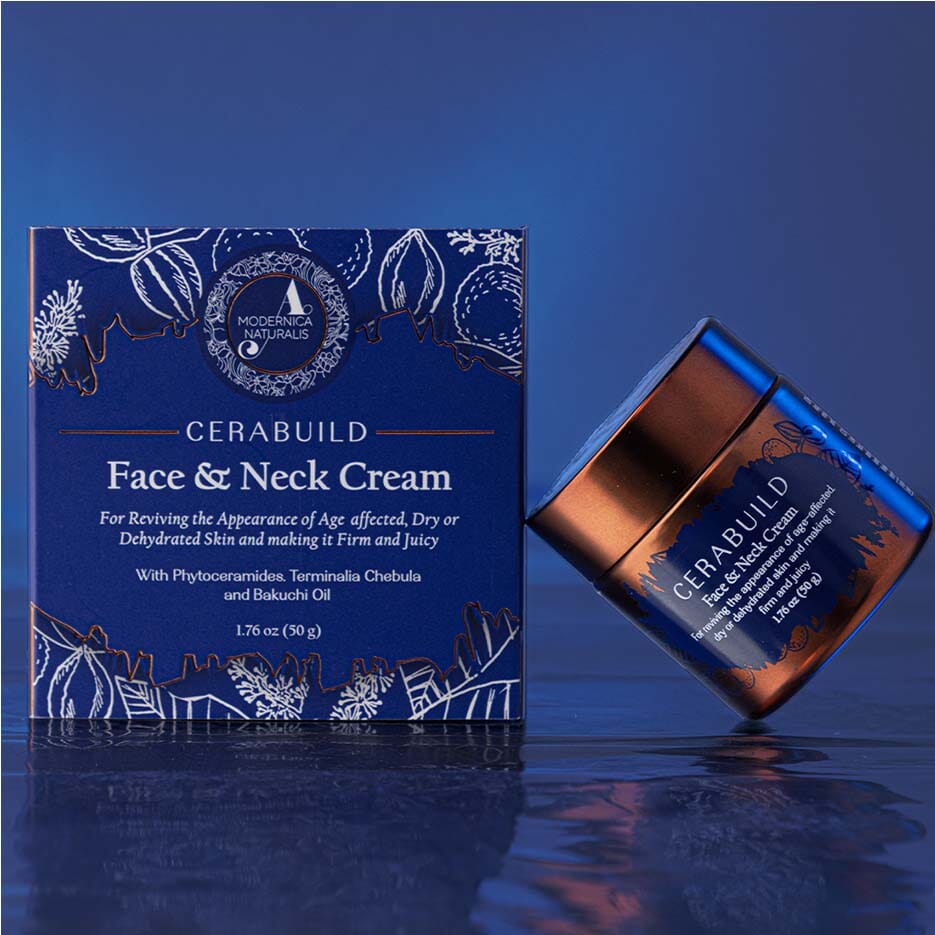 Cerabuild Face and Neck Cream - חידוש, יצירת נפח והגנת עורך בעזרת קרם לחות וקרם לחות פיטו-סרמידים A Modernica Naturalis 