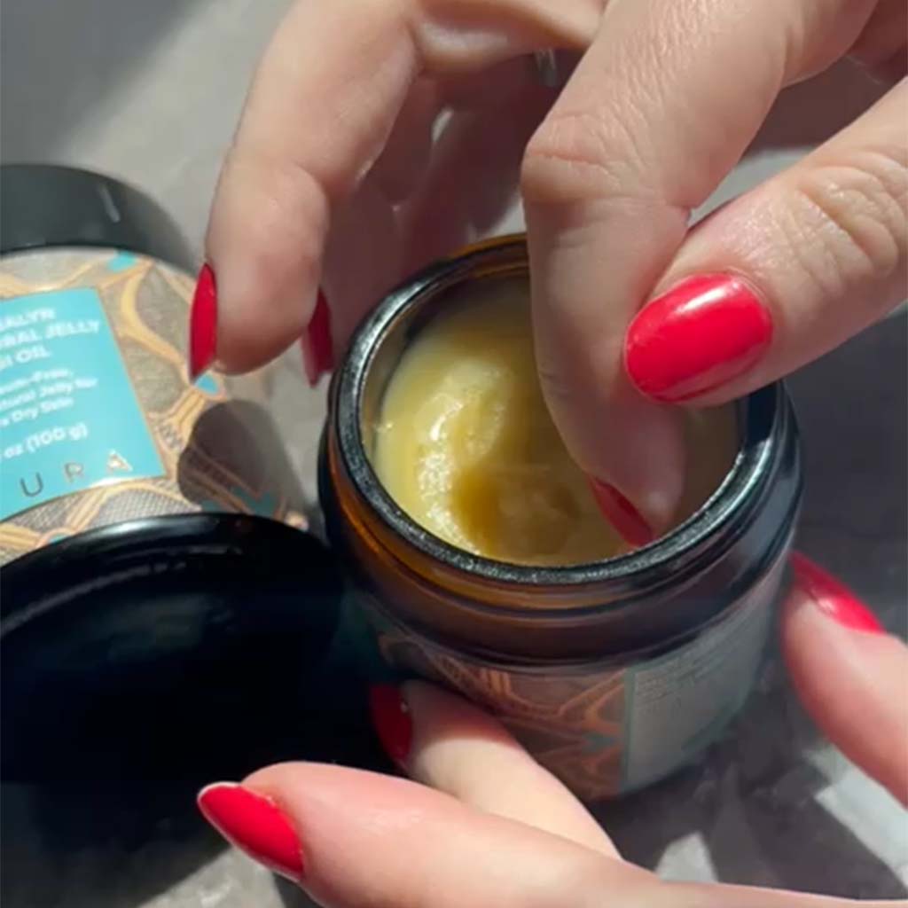 Cleanalyn Natural Jelly: Tulsi - חבילה של 2 - ג'לי טבעי ללא נפט לעור יבש במיוחד, שמן פנים iYURA 
