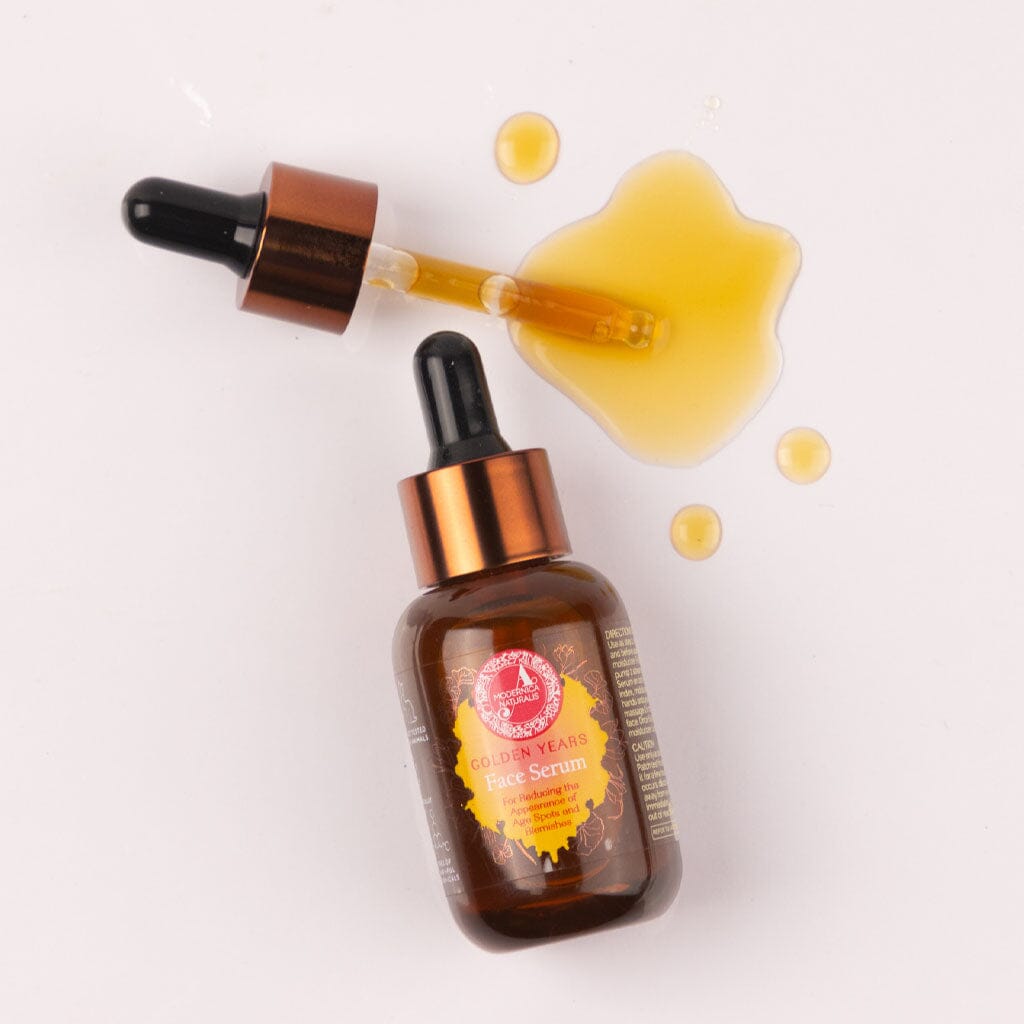 en- Golden Years - Face Serum סרום פנים לכתמי גיל, גוון עור נקי ומראה נקי מהקמטים A Modernica Naturalis 