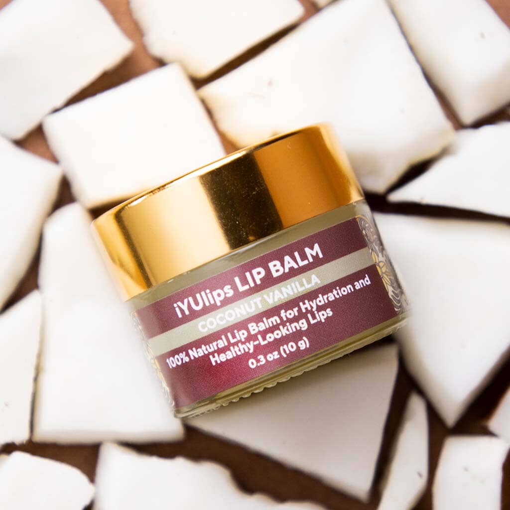 iYulips: Coconut Vanilla Lip Balm שְׂפָתוֹן נֶגֶד יוֹבֶש iYURA 