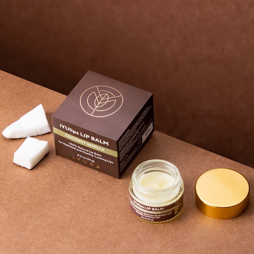 iYulips: Coconut Vanilla Lip Balm שְׂפָתוֹן נֶגֶד יוֹבֶש iYURA 