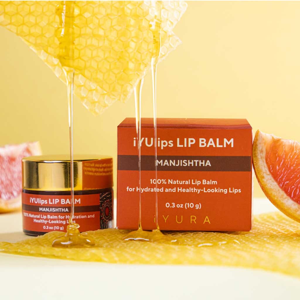 iYulips: Manjistha Lip Balm שְׂפָתוֹן נֶגֶד יוֹבֶש iYURA 