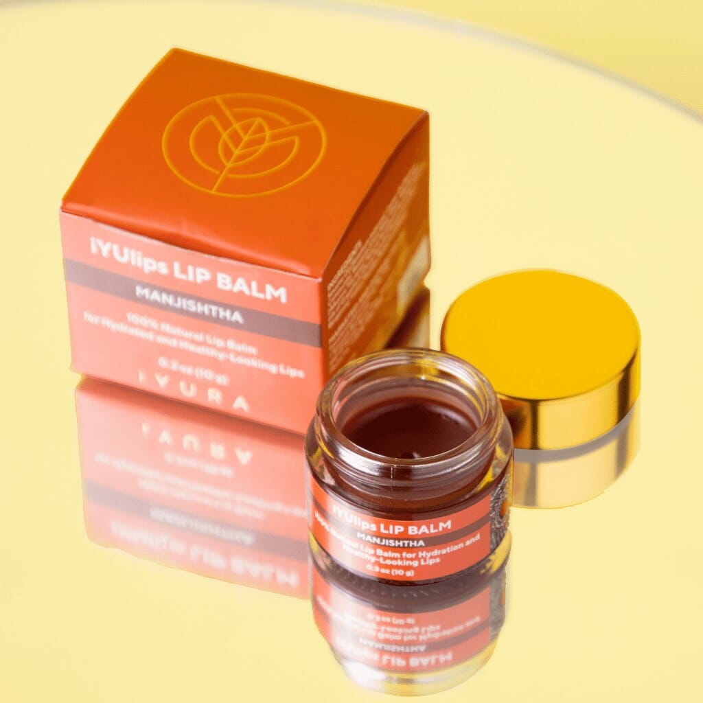 iYulips: Manjistha Lip Balm שְׂפָתוֹן נֶגֶד יוֹבֶש iYURA 