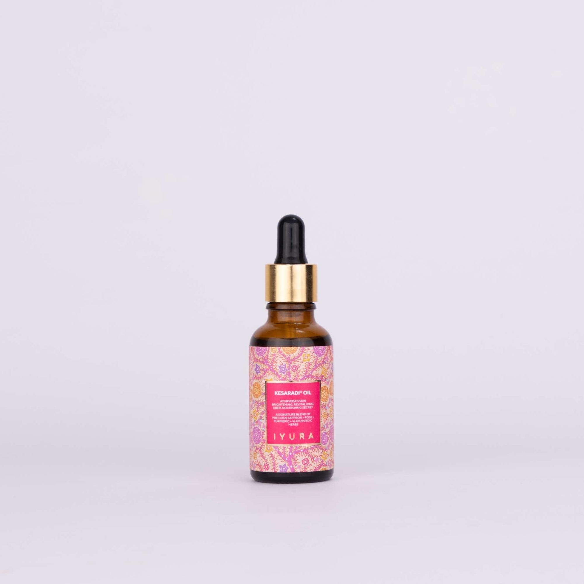 Kesaradi Oil - קרם לחות לפנים לעור יבש או עור רגיש - טיפוח טבעי לעור זוהר - 30 מ"ל שמן פנים מאסטר iYURA 