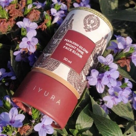 Manjish Glow Elixir שמן פנים איורוודי ללילה - 30 מ"ל 