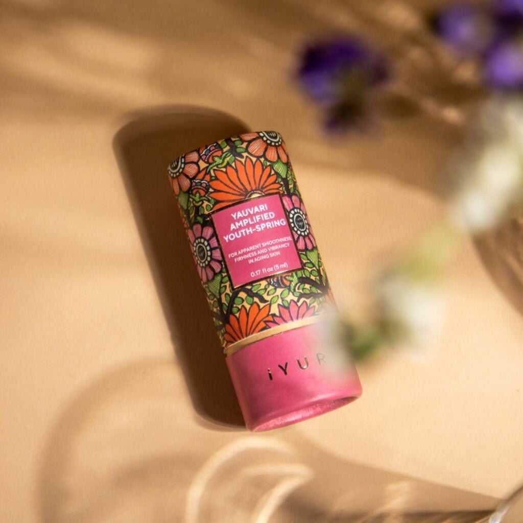 מיני Yauvari Amplified Youth Spring - קרם לחות לפנים הטוב ביותר לעור יבש, מזדקן או עור בוגר שמן פנים iYURA 
